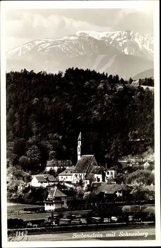 Ak Seebenstein in Niederösterreich, schöne Detailansicht