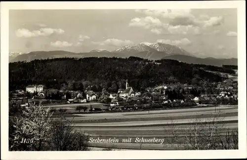 Ak Seebenstein in Niederösterreich, schöne Detailansicht