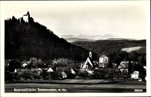 Ak Seebenstein in Niederösterreich, schöne Detailansicht