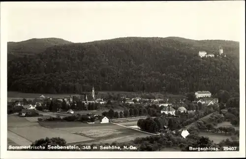 Ak Seebenstein in Niederösterreich, schöne Detailansicht