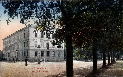 Ak Rosenheim in Oberbayern, schöne Detailansicht