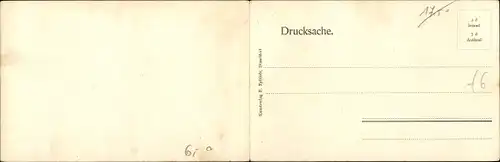 Klapp Ak Düsseldorf am Rhein, Industrie- und Gewerbeausstellung 1902, Blick von der Rheinbrücke