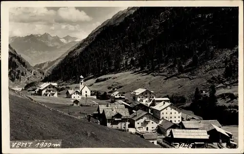 Ak Vent Sölden in Tirol, Ortschaft mit Landschaftspanorama, Gasthof Curaten, Post