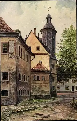 Präge Wappen Ak Lehnert, M., Lutherstadt Eisenach in Thüringen, Residenzhaus, Brauerei