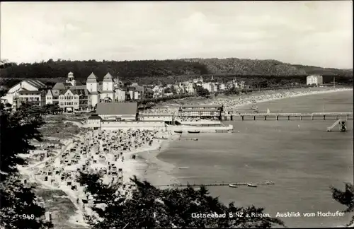 Ak Ostseebad Binz auf Rügen, schöne Detailansicht