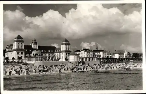 Ak Ostseebad Binz auf Rügen, schöne Detailansicht