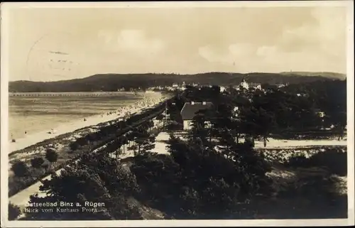 Ak Ostseebad Binz auf Rügen, schöne Detailansicht