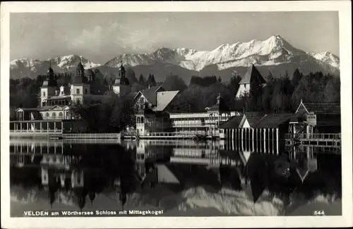 Ak Velden am Wörther See in Kärnten, schöne Detailansicht