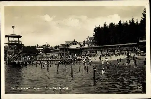 Ak Velden am Wörther See in Kärnten, schöne Detailansicht