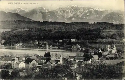 Ak Velden am Wörther See in Kärnten, schöne Detailansicht