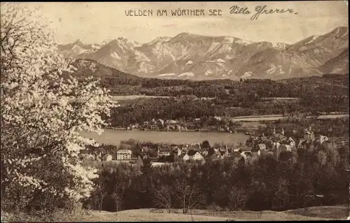 Ak Velden am Wörther See in Kärnten, schöne Detailansicht