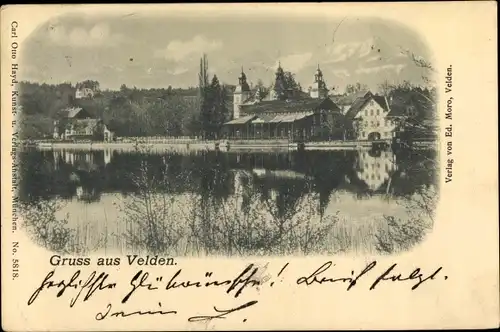 Ak Velden am Wörther See in Kärnten, schöne Detailansicht