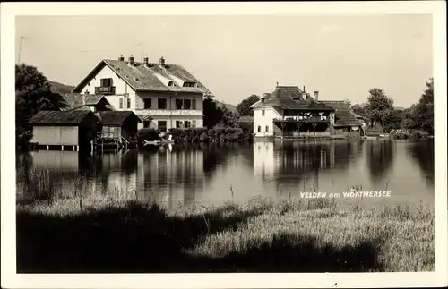 Ak Velden am Wörther See in Kärnten, schöne Detailansicht