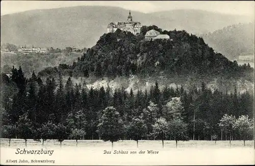 10 alte Ak Schwarzburg in Thüringen, Diverse Ansichten