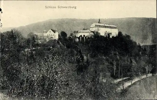10 alte Ak Schwarzburg in Thüringen, Diverse Ansichten