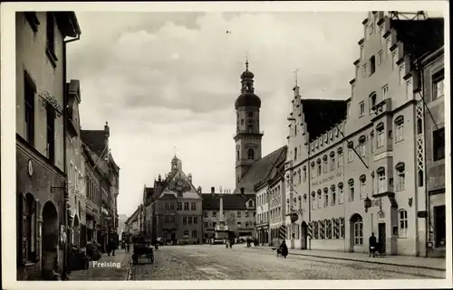 Ak Freising in Oberbayern, schöne Detailansicht