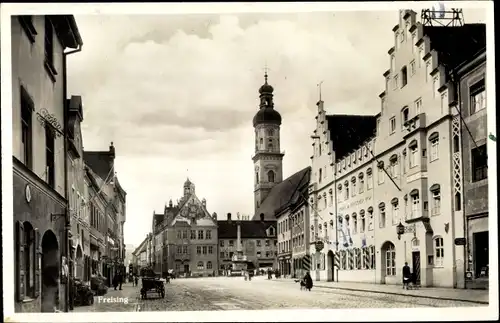 Ak Freising in Oberbayern, schöne Detailansicht