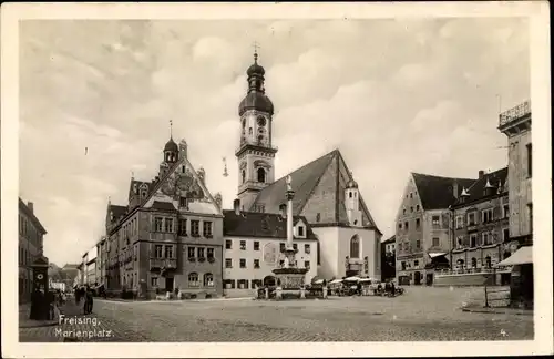 Ak Freising in Oberbayern, schöne Detailansicht