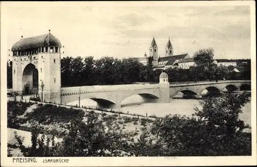 Ak Freising in Oberbayern, schöne Detailansicht