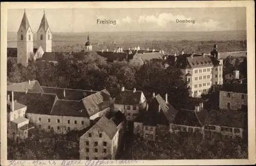 Ak Freising in Oberbayern, schöne Detailansicht