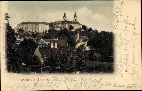 Ak Freising in Oberbayern, schöne Detailansicht