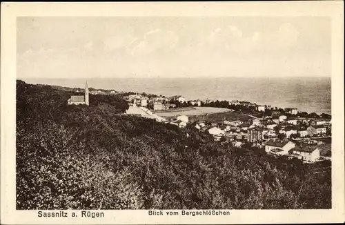 Ak Sassnitz auf Rügen, schöne Detailansicht