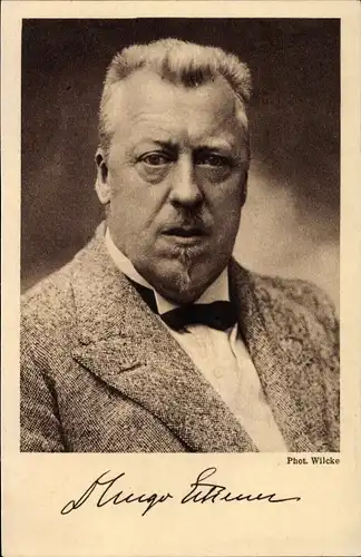 Ak Hugo Eckener, Nachfolger Graf Zeppelins, Portrait