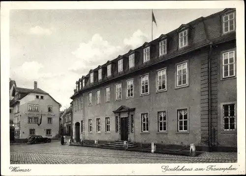 Ak Weimar in Thüringen, schöne Detailansicht