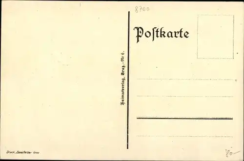 Ak Leoben in der Steiermark, schöne Detailansicht