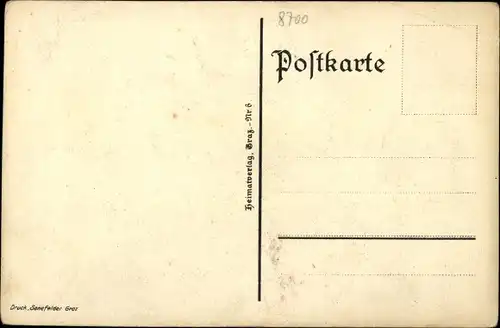 Ak Leoben in der Steiermark, schöne Detailansicht