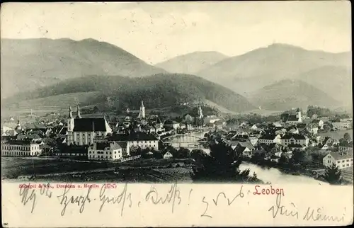 Ak Leoben in der Steiermark, schöne Detailansicht