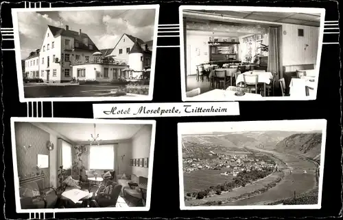 Ak Trittenheim Rheinland Pfalz, Hotel Moselperle, Inh. R. Schneider