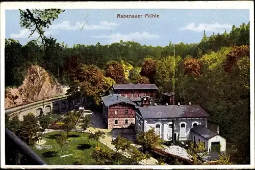 Ak Rabenau im Erzgebirge, Ansicht der Rabenauer Mühle