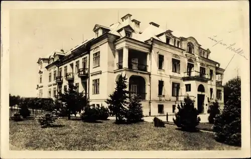 Ak Bad Hall in Oberösterreich, schöne Detailansicht