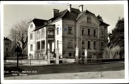 Ak Bad Hall in Oberösterreich, schöne Detailansicht