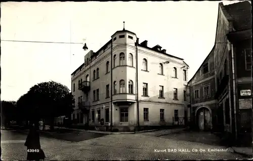 Ak Bad Hall in Oberösterreich, schöne Detailansicht