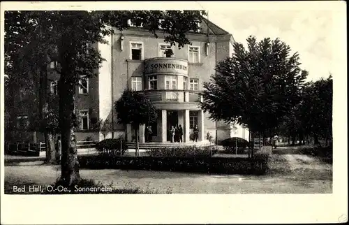 Ak Bad Hall in Oberösterreich, schöne Detailansicht