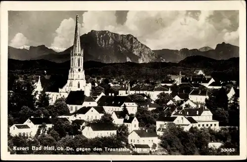 Ak Bad Hall in Oberösterreich, schöne Detailansicht