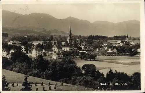 Ak Bad Hall in Oberösterreich, schöne Detailansicht