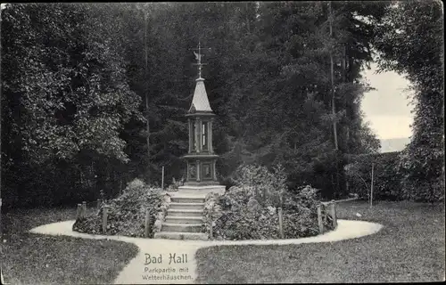 Ak Bad Hall in Oberösterreich, schöne Detailansicht