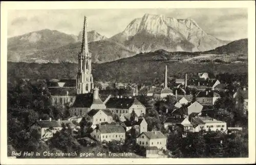 Ak Bad Hall in Oberösterreich, schöne Detailansicht