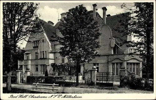 Ak Bad Hall in Oberösterreich, schöne Detailansicht