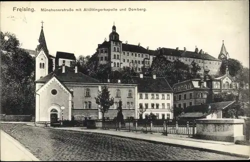 Ak Freising in Oberbayern, schöne Detailansicht