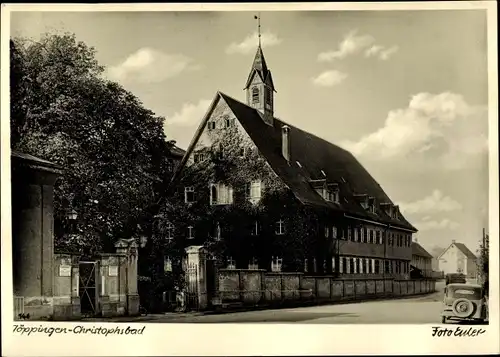 Ak Christophstal Göppingen in Baden Württemberg, Straßenpartie, Gebäude