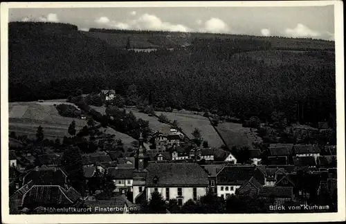 Ak Finsterbergen Friedrichroda in Thüringen, schöne Detailansicht