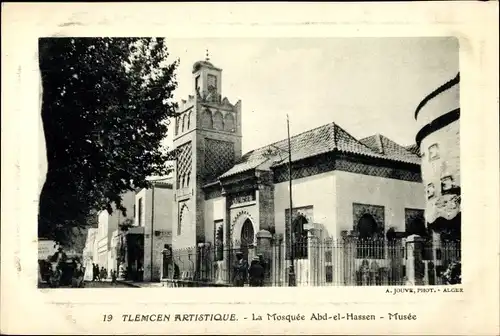 Ak Tlemcen Algerien, La Mosquée Abd el Hassen, Musée, Moschee, Museum