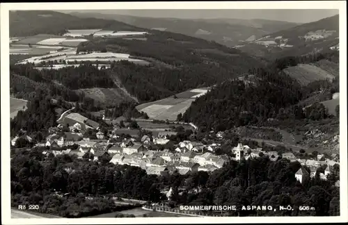 Ak Aspang in Niederösterreich, schöne Detailansicht