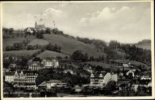 Ak Bad Schallerbach in Oberösterreich, schöne Detailansicht