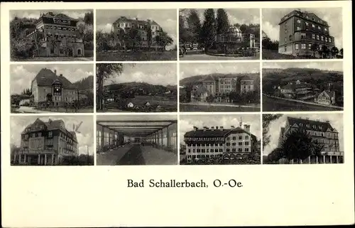 Ak Bad Schallerbach in Oberösterreich, schöne Detailansicht