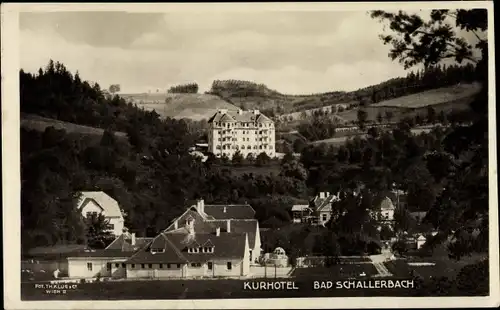 Ak Bad Schallerbach in Oberösterreich, schöne Detailansicht